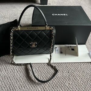 Chanel trendy cc black smalll